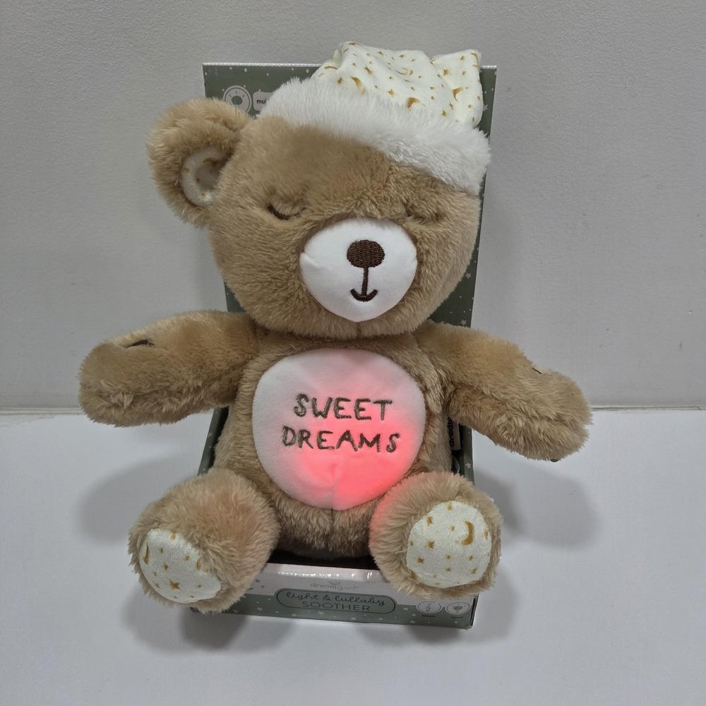 DreamGro Bear Baby Color‎ Changing Light & Lullaby Soother Music Tummy Glows